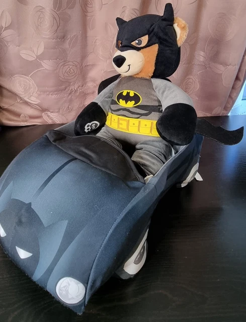 Build A Bear Batman & Batmobile Batman Car Soft Toy Plush - Car Battery Working