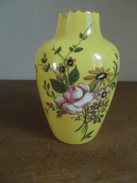 Vase Motif Fleuri Saint Jean Du Desert M Latour Rare Marseille