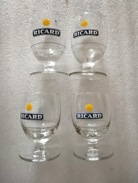 Lot de 4 Verres Ballons Ricard: l'incontournable verre iconique de l'apéritif