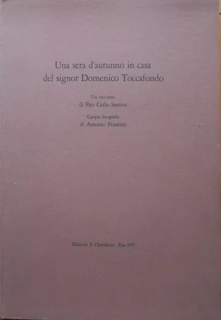 Antonio Possenti litografia la Ballerina "Una Sera d'Autunno" 50x35 firmata EE 2