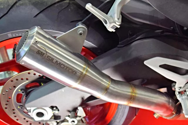 Ducati Panigale 959 2016-2018 Silmotor GP3 Exhaust Silencer Slipon Inox Motogp