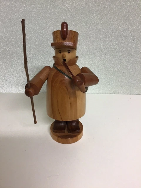 altes DDR Räuchermännchen UNGENUTZT Jäger 17cm Sammler Retro Erzgebirge