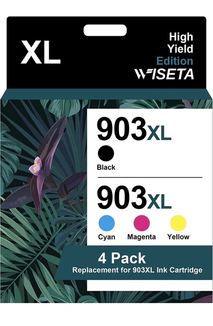 WISETA HP 903XL Nero/Ciano/Magenta/Giallo Cartucce d'Inchiostro Multipack