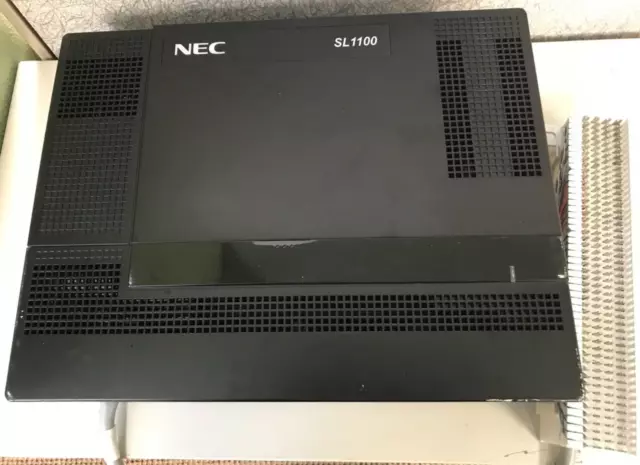 NEC SL1100 IP4NA-1228M-B KSU 1100010 Main Cabinet Phone System w/VM Card