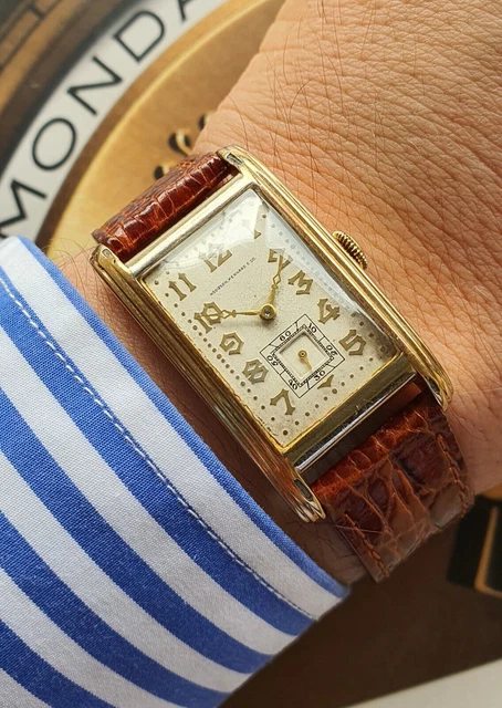 Movado Hodgson Kennard & Co Gold 14K M0162941 Cal 150Mn 41634 Beguet Art Deco !!
