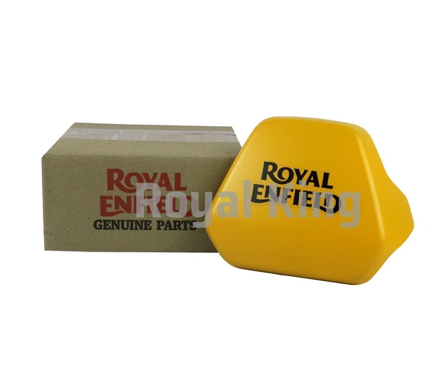 ROYAL ENFIELD &GRAPHITE jaune cram 411" "panneau de réservoir latéral