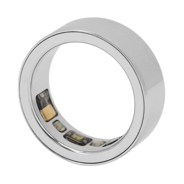 Anello Intelligente Smart Ring Per Uomo E Donna - Monitoraggio Frequenza Cardiaca, SpO2, Sonno, 100+ Sport, IP68, Oro, Taglia 9