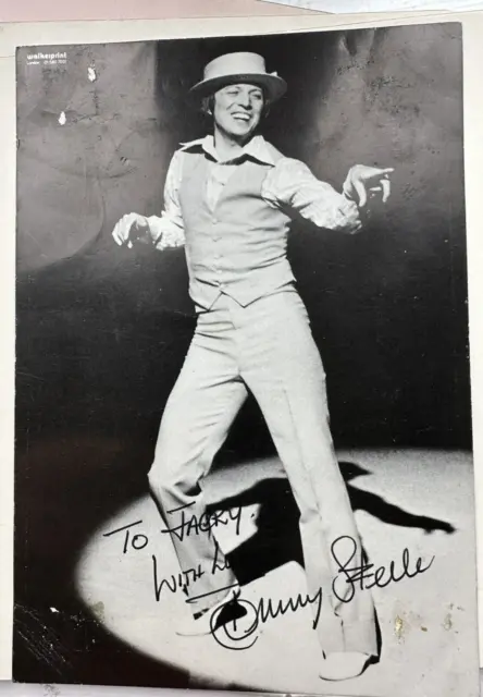 Tommy  Steele   -  British  Actor / Singer     - Autographed   Photo