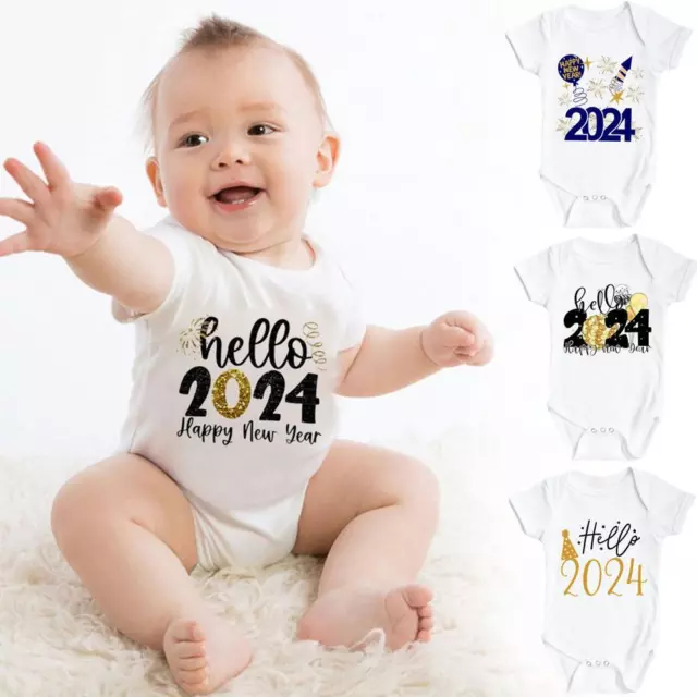 New Year Ropa Clothes Long Sleeve Infant Jumpsuit Hot V1 а'