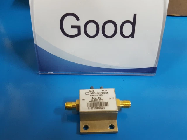 Mini-Circuits_ZJL-6G: Coaxial Amplifier, 50Ω, Low Power, 20 to 6000MHz (1105) 1