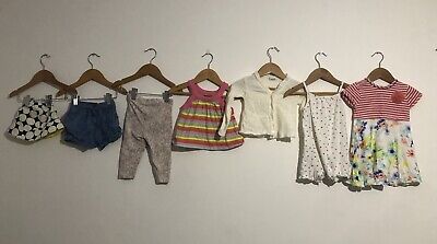 Bundle Of Baby Girls Clothes Age 6-9 Months H&M F&f Tu Minoti