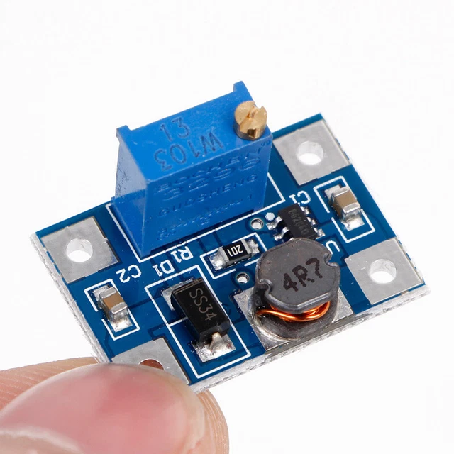 DC-DC 2-24V to 2-28V 2A SX1308 Adjustable Power Module Step Up Boost Converter 3