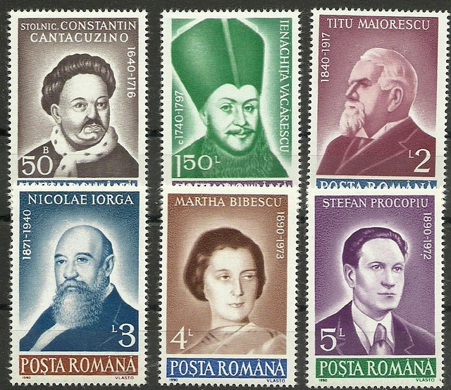 RUMÄNIEN/ Persönlichkeiten MiNr 4629/34 **