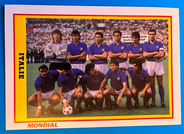 FOOTBALL ANTONIO CABRINI Juventus Squadra Azura Trading Rookie Card 1987/88 EUR 14,99 - FR