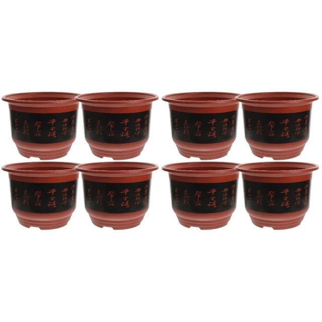 8 Pcs Orchid Pot Pots De Fleurs En Plastique Planteur D'orchidées Jardin