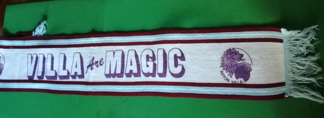 Écharpe Football Vintage Originale Aston Villa - Neuf