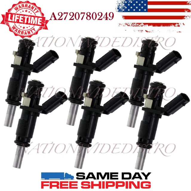 6x Siemens Remanufactured Fuel Injectors For BMW 530i 3.0L (2001-2005) – #1439800 – Lifetime Warranty