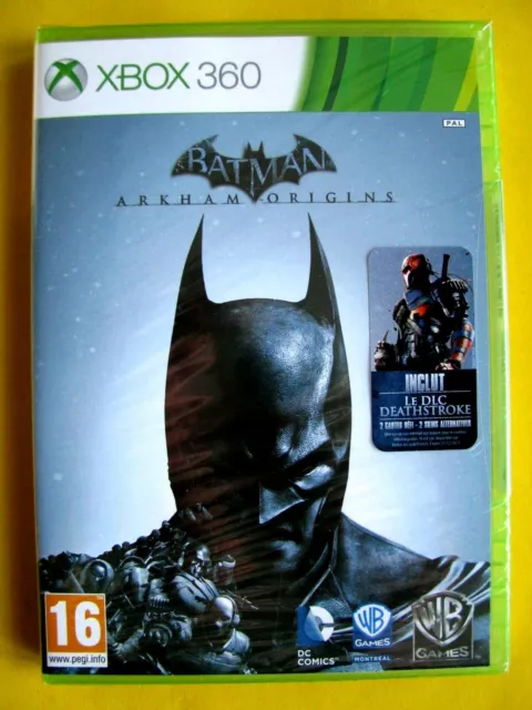 XBOX 360 BATMAN:ARKHAM Origins+Deathstroke Challenge Pack DLC Neuf sous  blister EUR 16,90 - PicClick FR