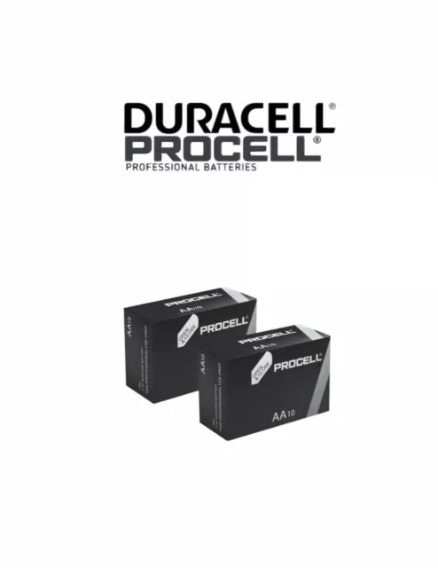 Duracell Procell 60x piles industrielles AA alcalines 1,5 V LR6 MN1500 2