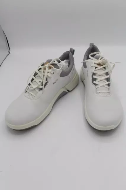 New Womens Golf Shoe Ecco BIOM H4 7-7.5 White/Gray MSRP $200 / Brand New 10.0 3