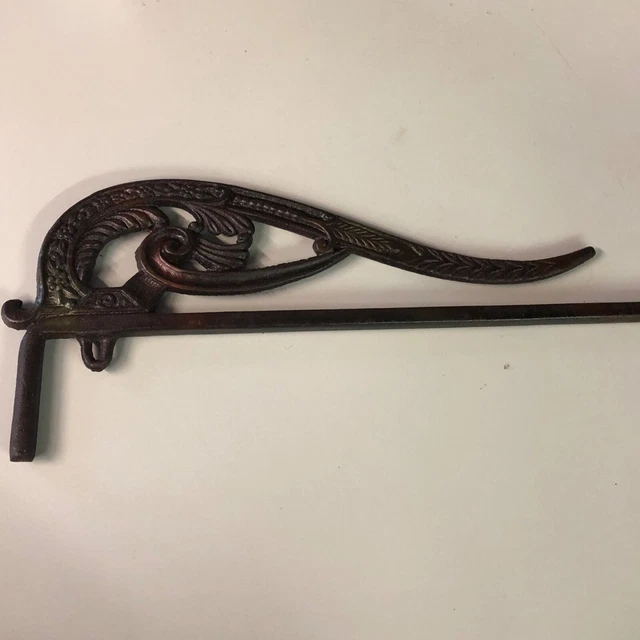antique art nouveau cast iron swing rod #1321 (3124)