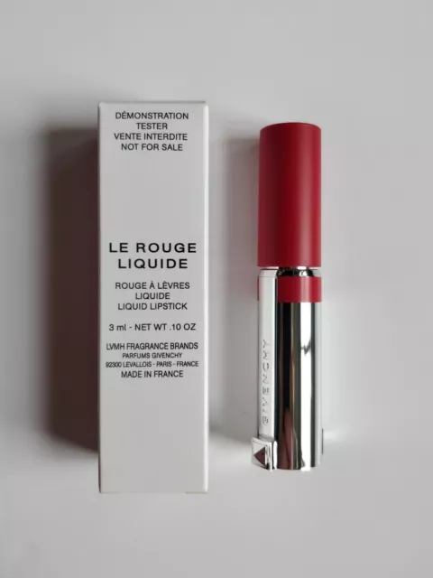 BNIB Givenchy Le Rouge Liquide Liquid Lipstick in 309 - L'Interdit - Bright RED
