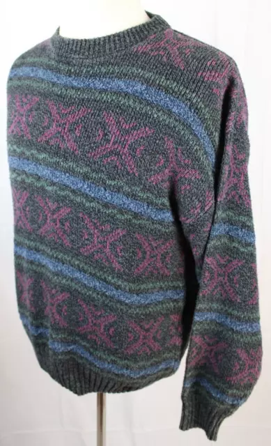 Mervyns Sweater Vintage 90s Men's Medium M Made In USA