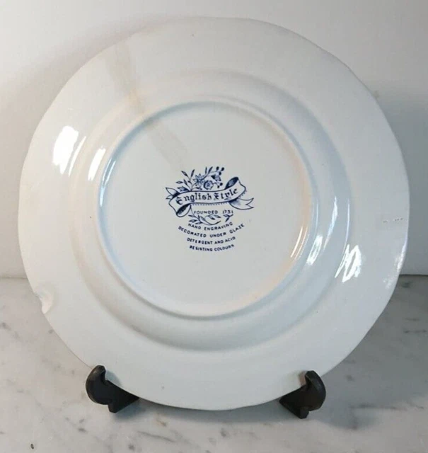 Assiette de Collection English Style en Céramique Décor Campagnard 3