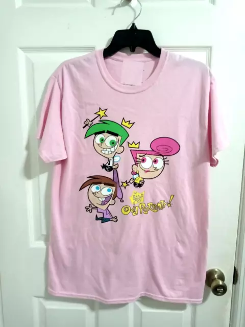 Pink The Fairly Odd Parents Unisex Cotton T-shirt Funny Gift YI034