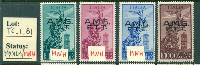 TC_1_81. TRIESTE (AMG FTT) - 1948 "CAMPIDOGLIO" set. Mint.  Great CV !