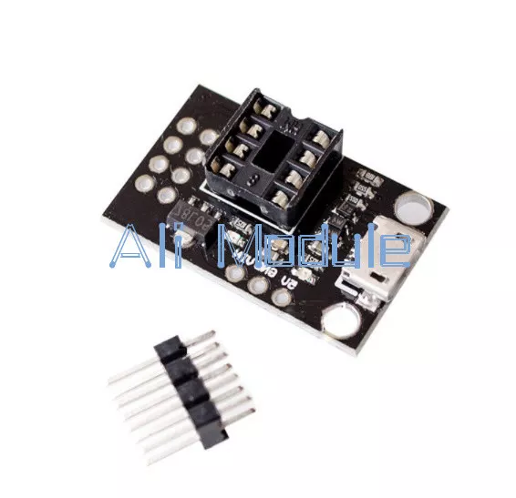 Mini ATTINY85 Micro USB Development Programmer Board for Tiny85-20PU DIP-8 AM