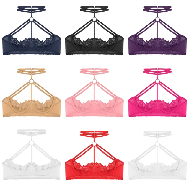 WOMENS BRA NYLON Brassiere Bodycon Lingerie Stretchy Underwear Pad-Free Tops  $25.29 - PicClick AU