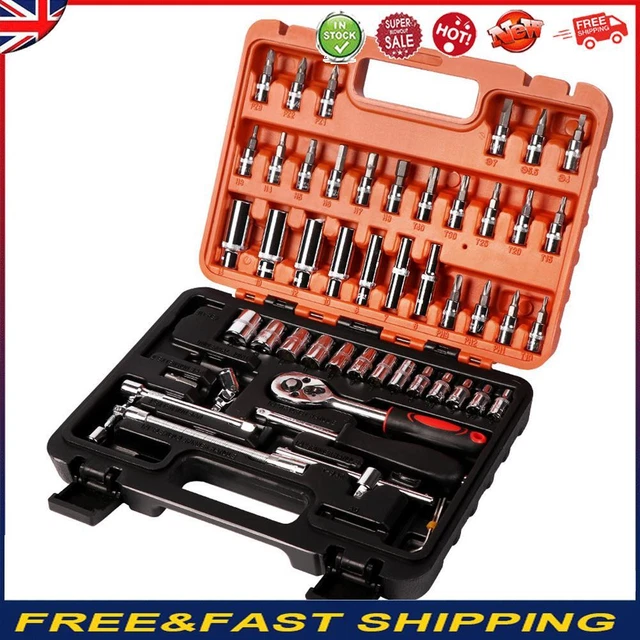 53 pz Set chiavi combina strumenti riparazione auto strumento di riparazione batch strumento di riparazione smontaggio -