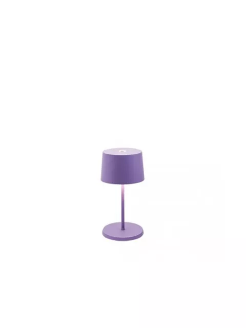 Lampada a led da tavolo Olivia Mini Lilla ricaricabile e dimmerabile