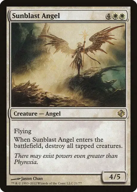 Sunblast Angel [Duel Decks: Venser Vs. Koth] - Magic: The Gathering - NM