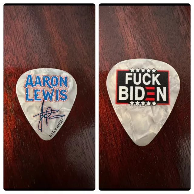 Aaron Lewis of Staind Tour, Biden Guitar Pick