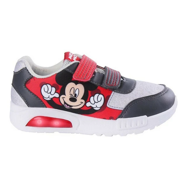 Turnschuhe mit LED Mickey Mouse Rot