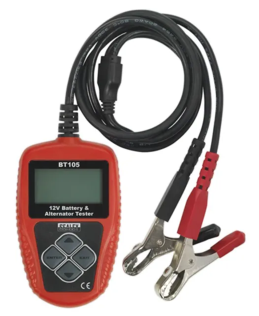 Sealey Digital Battery & Alternator Tester 12V BT105