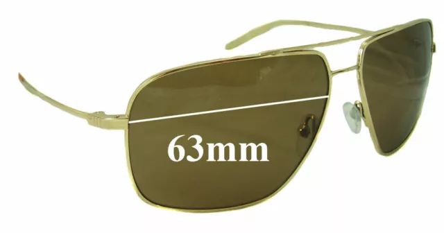 SFx Replacement Sunglass Lenses fits Mosley Tribes Enforcer - 63mm Wide