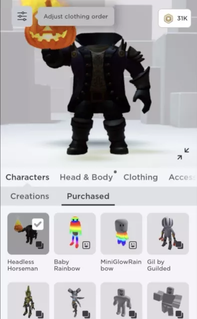 STACKED ROBLOX HEADLESS ACCOUNT