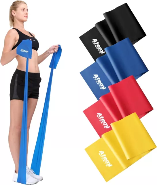 Banda Elastica [Singola O Set Di 4 Fasce] | 1,2M/2M Elastici Fitness Per Fisiote