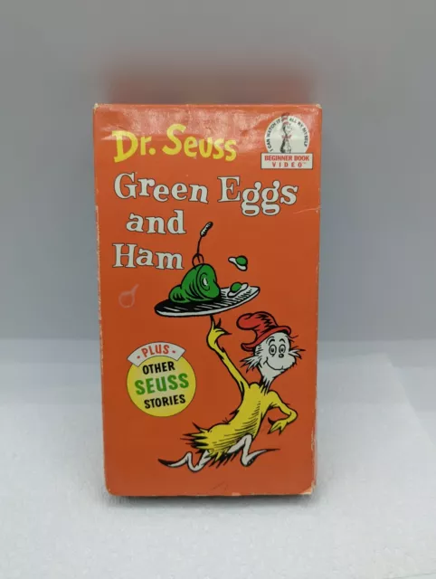 DR. SEUSS BEGINNER Book Video VHS Tape Green Eggs and Ham 1997 Good ...