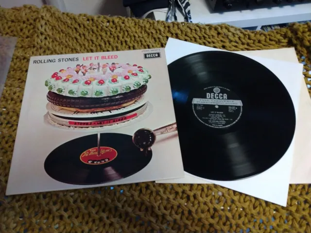 Rolling Stones - Let it Bleed orig LP 1971 France Decca open near mint