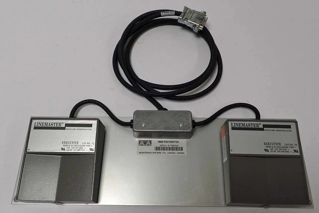Linemaster Executive 72 Assembly / Microtronix Systems M500 Footswitches New!