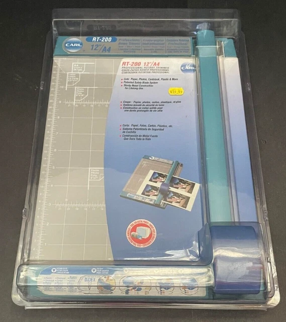 12 INCH CARL Professional Rotary Paper Trimmer RT200 35.00 PicClick