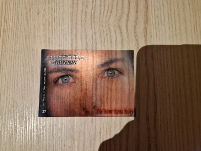 extrêmement rare carte holographique JAMES BOND 007