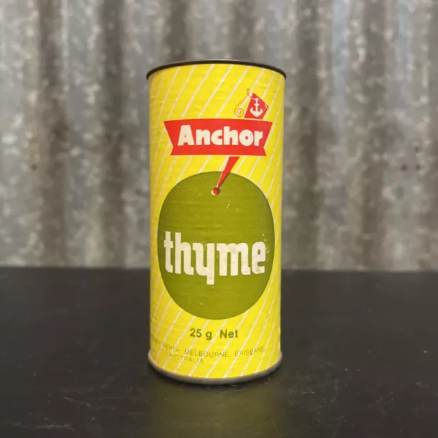 Anchor Brand Thyme Vintage Adelaide Kitchenalia Tin