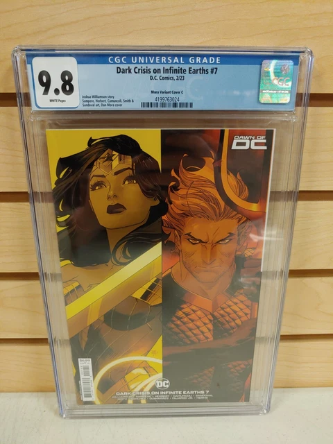 Dark Crisis On Infinite Earths #7 2023 DC Dan Mora Variant Cover C CGC 9.8