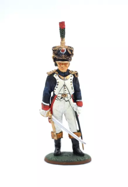 Del Prado Collection Officer Fusiliers Nr. 1810 Zinn Figur Vintage Sammlung