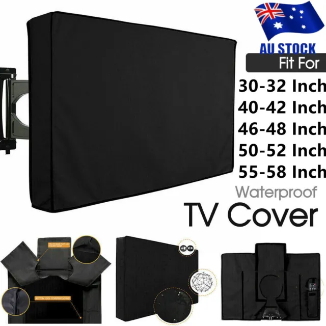 30-65 Inch Dustproof Waterproof TV Cover Outdoor Patio Flat Television Protector